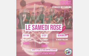 samedi : octobre rose