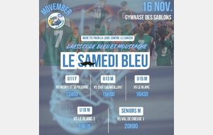 Samedi : novembre bleu