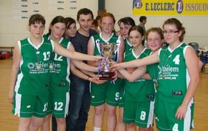 2009 : Minimes filles
           Championnes Régionale 2
           Coupe de l'Indre